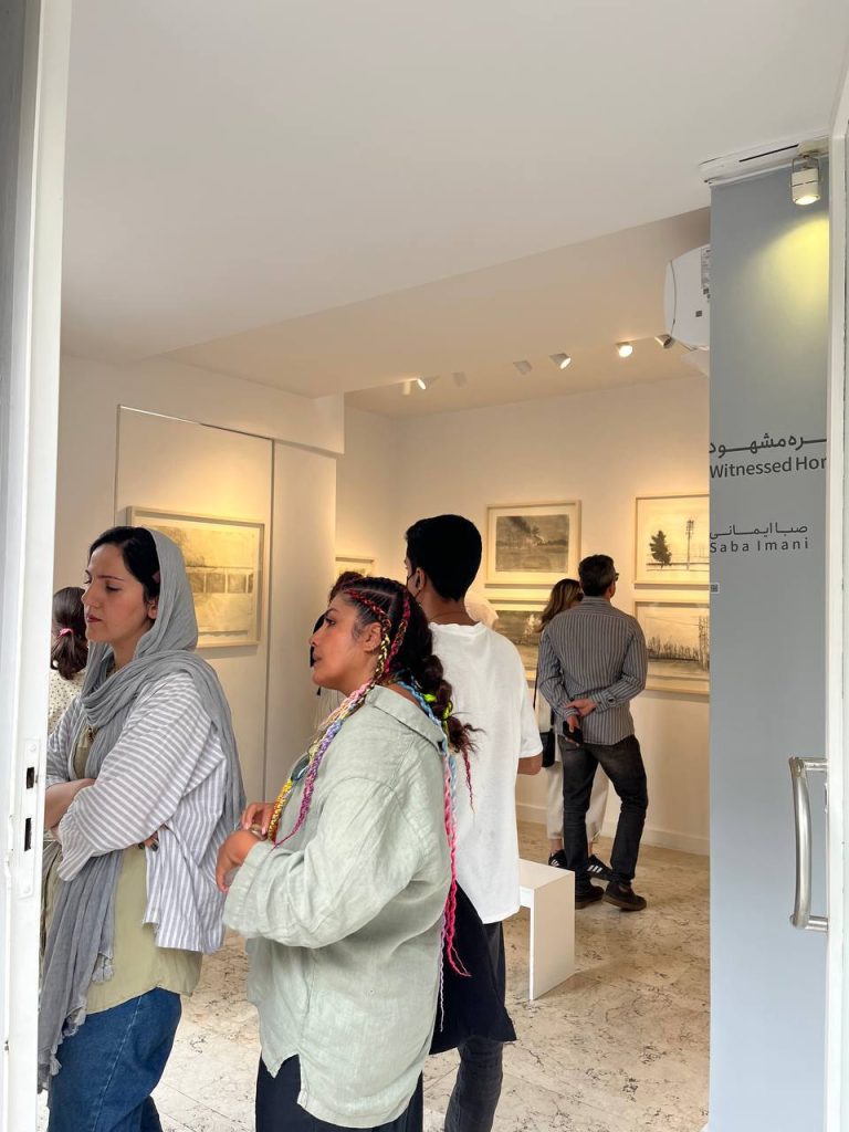 saba imani - witnessed horizon - installation views