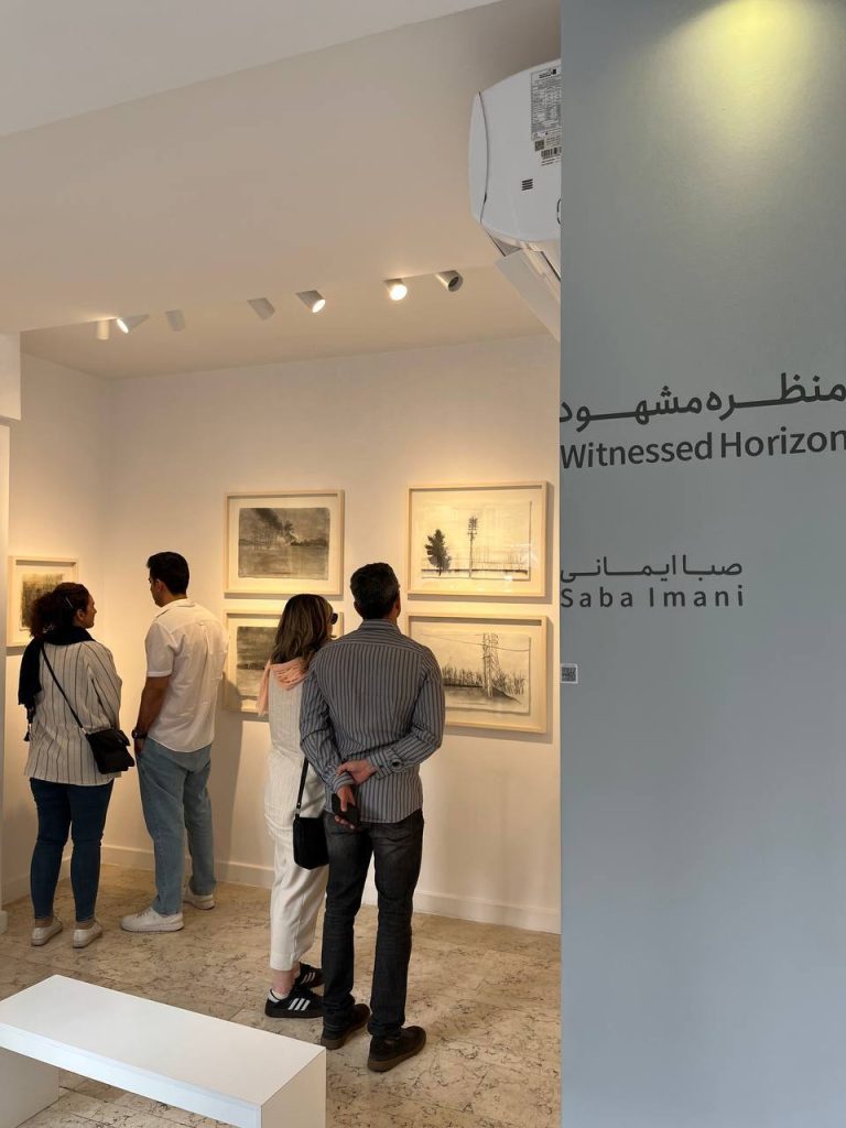 saba imani - witnessed horizon - installation views