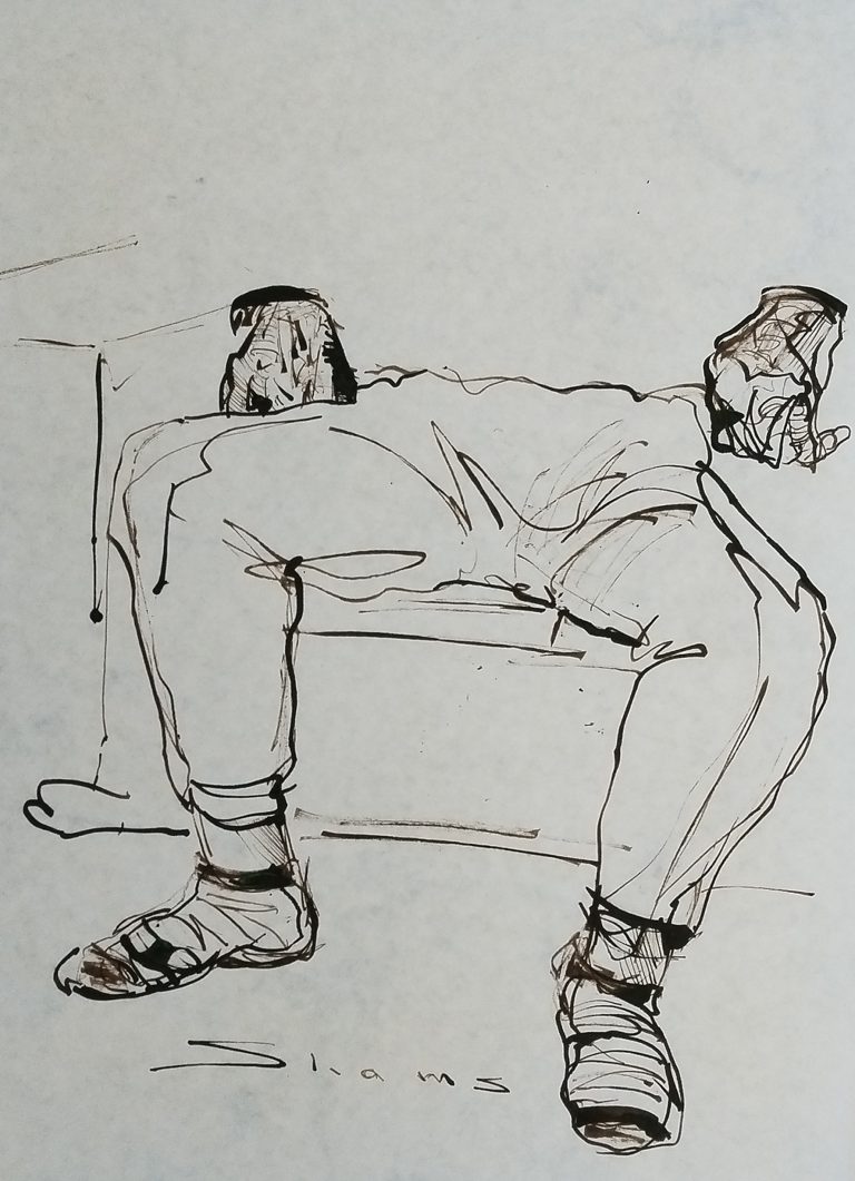 Untitled, 30 × 42 cm, Dip Pen and Ink on Paper, 2024