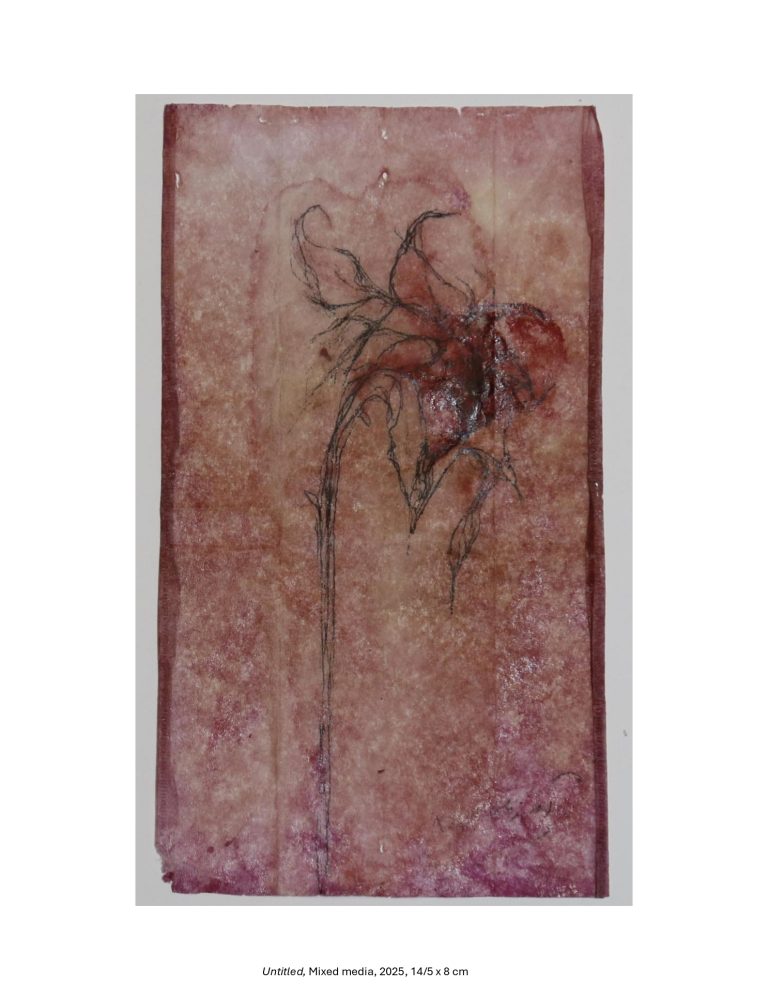 Untitled, Mixed media, 2025, 14/5 x 8 cm